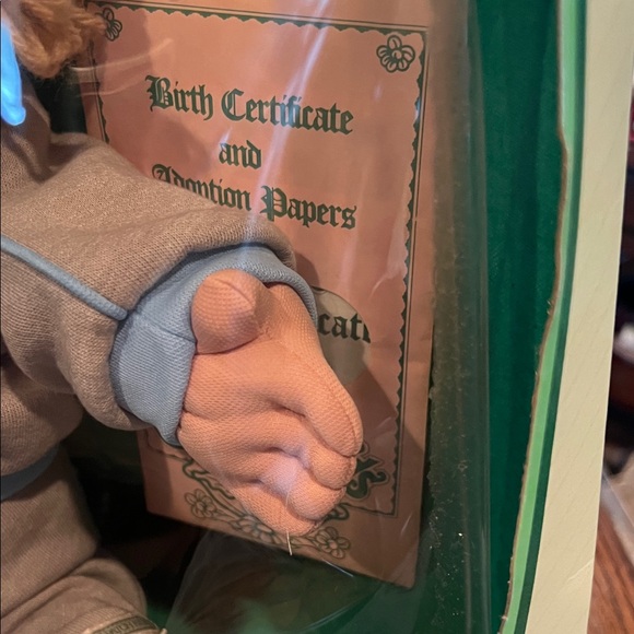 1985 Cabbage Patch Doll with Headband and Jogging Suit - Picture 2 of 5